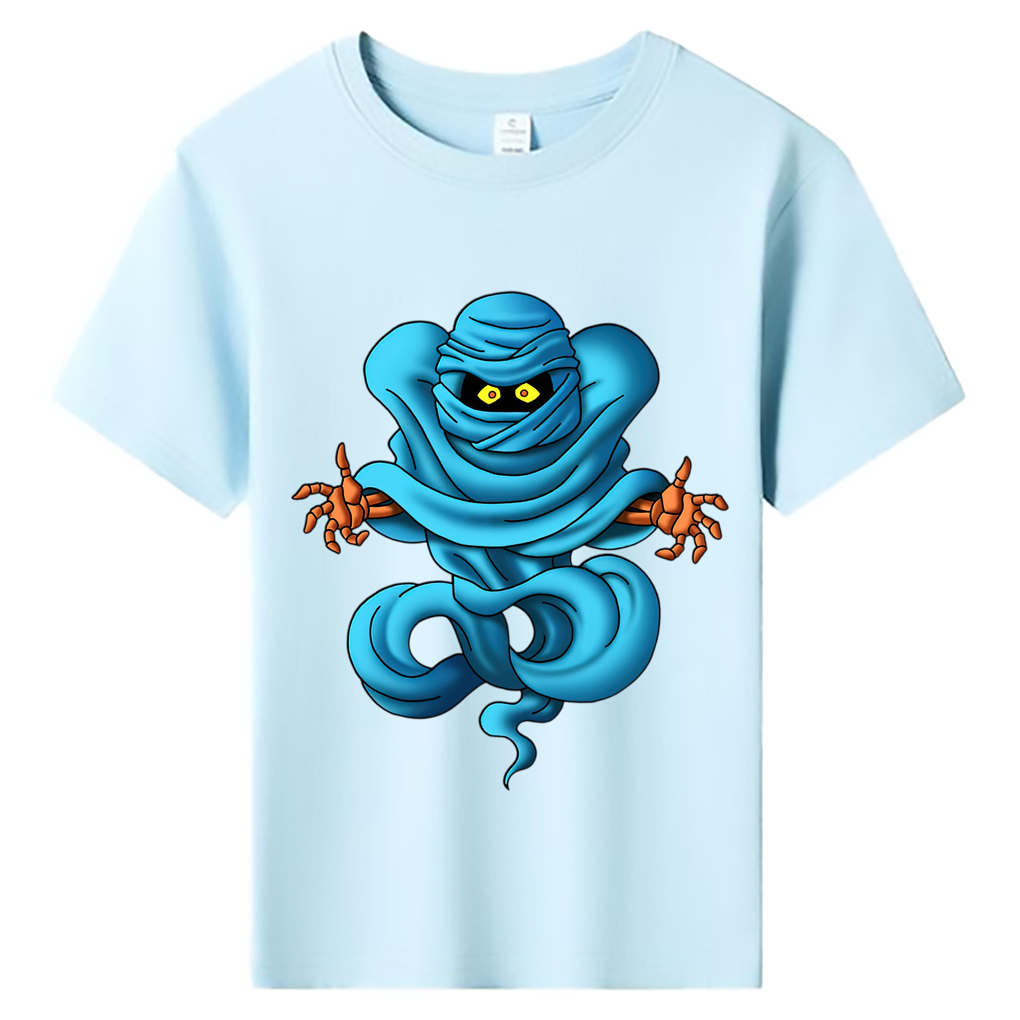 （画像用） ドラゴンクエスト Doragon Kuesuto Dragon Quest 綿100％キッズTシャツ（フロントプリント）